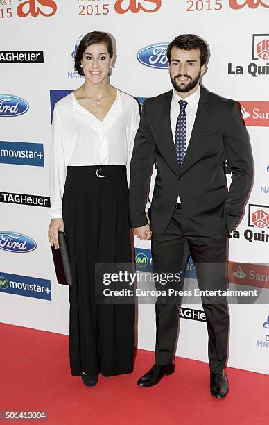 Carolina Marin attends the 2015 'AS Del Deporte' Awards at The Westin Palace Hotel on December 14, 2015 in Madrid, Spain.