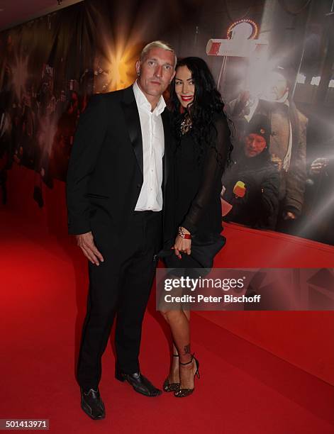 Stefan Kretschmar mit Freundin Danica Friend, Benefiz-Gala nach 6. "GRK Golf Charity Masters", Hotel "The Westin", Leipzig, Sachsen, Deutschland,...