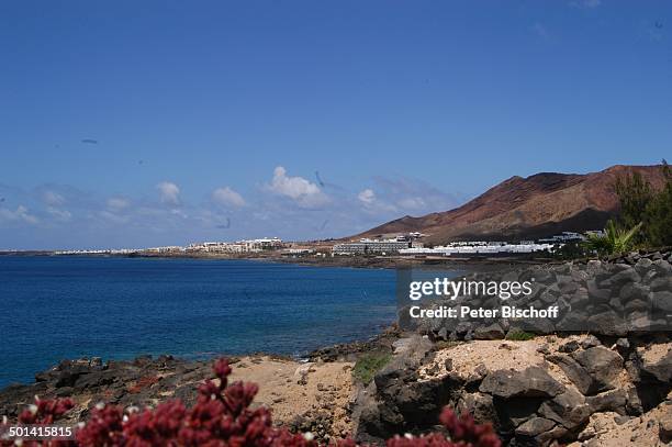 Felsenküste bei Papagayo, Kanaren-Insel Lanzarote, Spanien, Europa, Reise, BB, DIG; P.-Nr.: 382/2005, ;