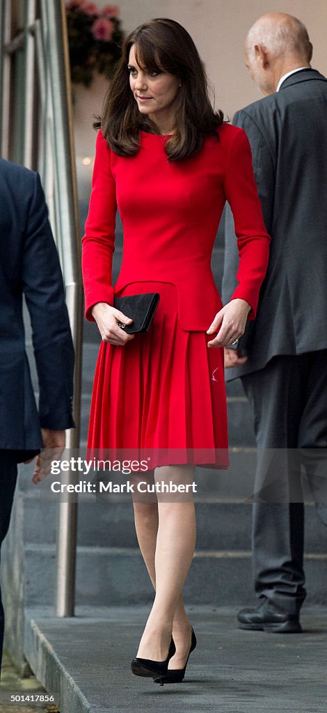 The Duchess Of Cambridge Attends The Anna Freud Centre Family School Christmas Party