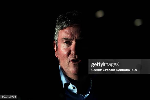 Eddie McGuire talks during the Melbourne Stars Big Bash League season launch at The Emerson on December 15, 2015 in Melbourne, Australia.