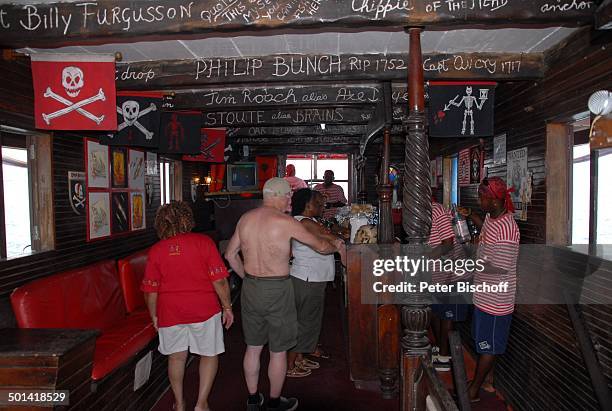 Touristen unter Deck, Piratenschiff "Jolly Joker", Bridgetown, Insel Barbados, Karibik, Segelschiff, Schiff, Reise, BB, DIG; P.-Nr.: 810/2007, ;