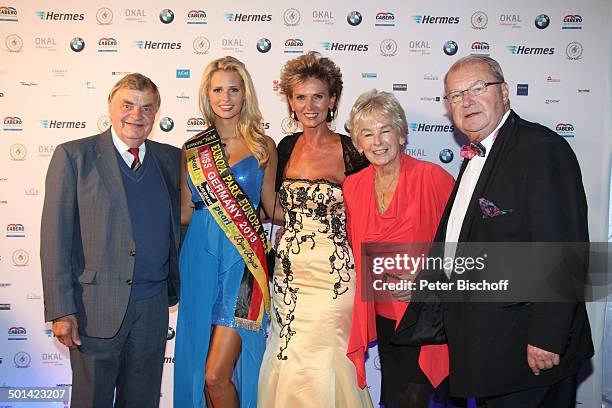 Caroline Noeding , Liane Wirzberger , Horst Klemmer , Ehefrau Hildburg , Uwe Krause , Abschluss-Gala nach 20. "Eagles Präsidenten Golf...
