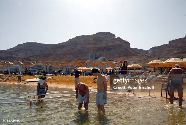 Hotel-Strand, Totes Meer, Israel, Naher Osten, Asien, Wüste, Reise, BB, DIG; P.-Nr.: 610/2008, ;