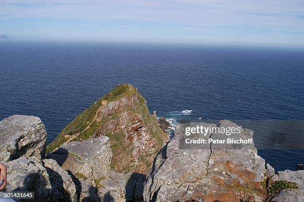 Blick von "Cape Point" "auf Atlantischen Ozean, am Kap der Guten Hoffnung, bei Kapstadt, Südafrika, Afrika, Atlantik, Reise, NB, DIG; P.-Nr....