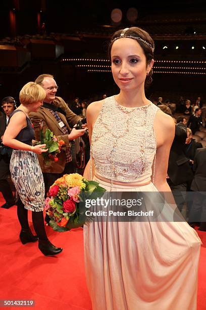 Stephanie Stumph , Preis-Verleihung 23. "Hessischer Film- und Kinopreis 2013", Alte Oper, Frankfurt, Hessen, Deutschland, Europa, Roter Teppich,...