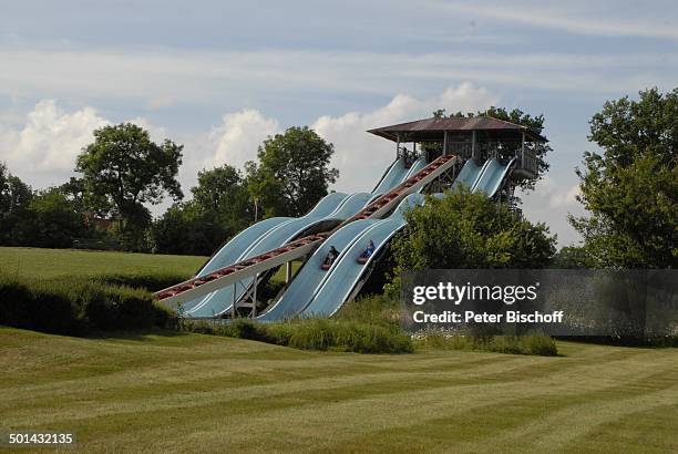 Barracuda Slide im "Hansa Park", Sierksdorf/Ostsee, Schleswig-Holstein, Deutschland, Europa, Freizeitpark, Fahrgeschäft, Wikingerland, Reise, AS,...