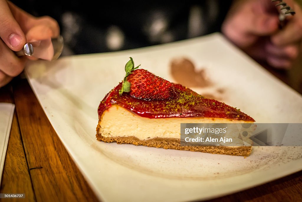 Strawberry cheesecake