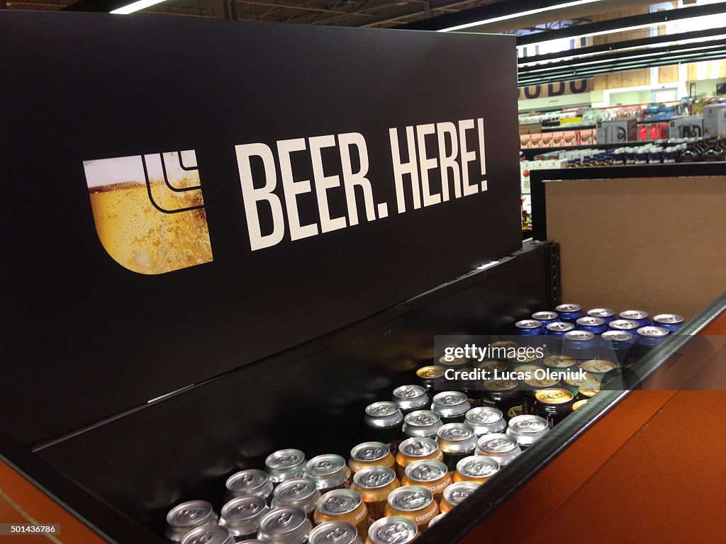 Beer in grocery stores