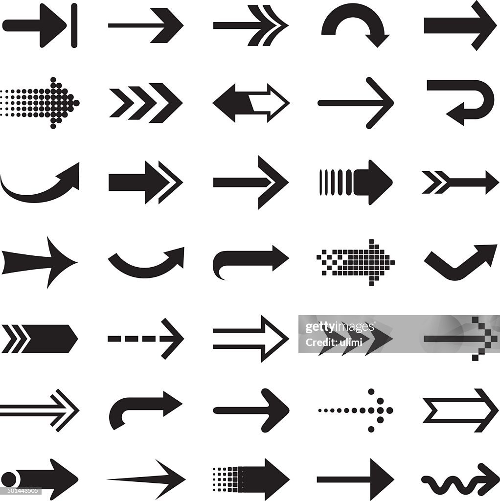 Arrows Rastr Arrows High-Res Vector Graphic - Getty Images
