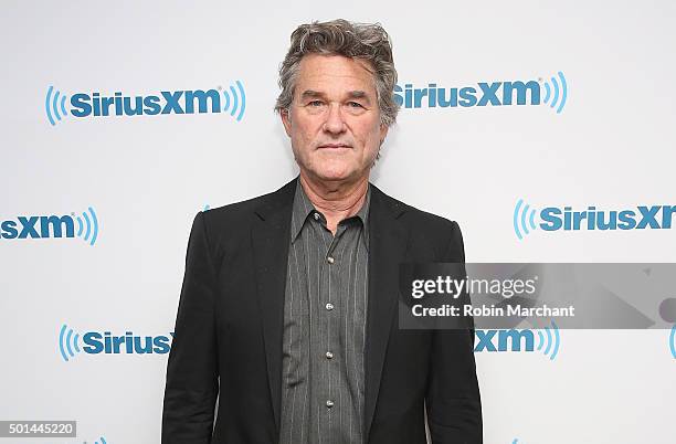 Kurt Russell visits at SiriusXM Studios on December 15, 2015 in New York City.