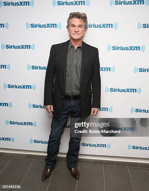 Kurt Russell visits at SiriusXM Studios on December 15, 2015 in New York City.