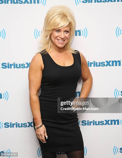 Theresa Caputo visits at SiriusXM Studios on December 15, 2015 in New York City.