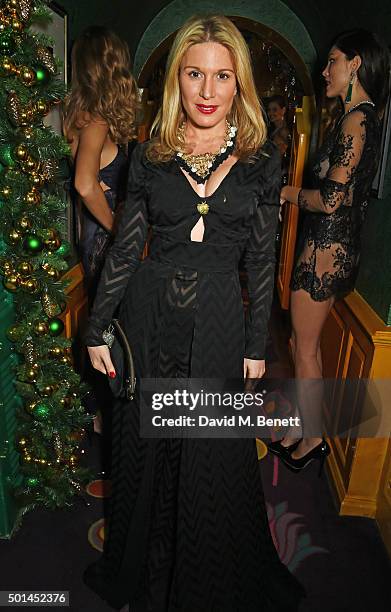 Hofit Golan attends the David Morris and Agent Provocateur drinks reception hosted by Jeremy Morris and Lisa Tchenguiz at Annabel's on December 15,...