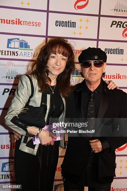 Klaus Meine , Ehefrau Gabi, 8. Verleihung "PRG Live Entertainment Award" , Festhalle, Frankfurt/Main, Hessen, Deutschland, Europa, Roter Teppich,...