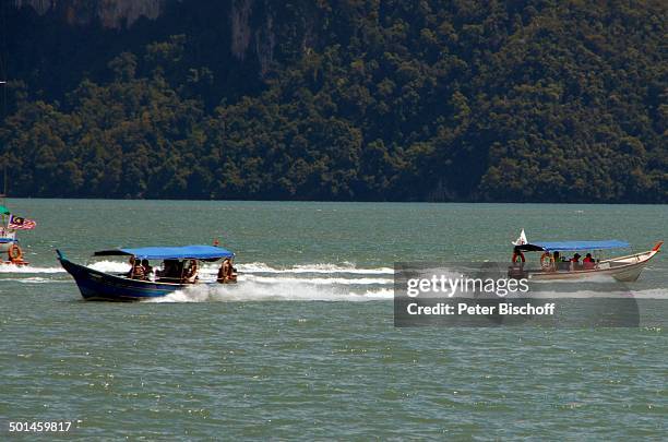 Boote vor Küste von Pantai Cenang, Insel Langkawi, Malaysia, Asien, Boot fahren, Meer, Reise, NB, DIG; P.-Nr.: 1836/2011, ; ;