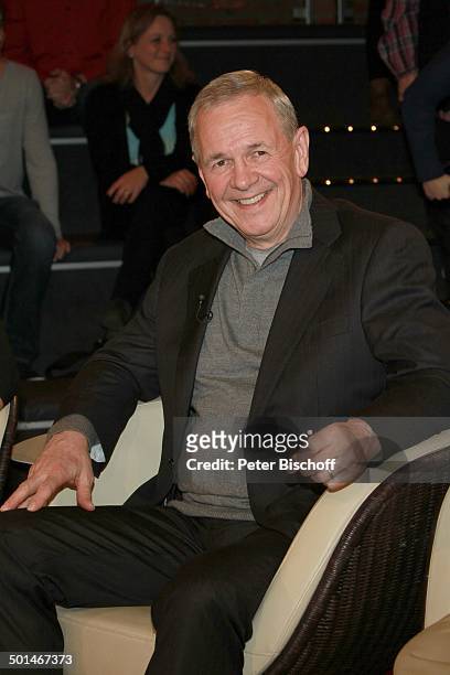 Fritz Egner, ZDF-Talkshow "Markus Lanz", Hamburg-Bahrenfeld, Deutschland, Europa, Studio, Talk-Show, Moderator, Promi BB, CD; P.-Nr.: 030/2014, ;