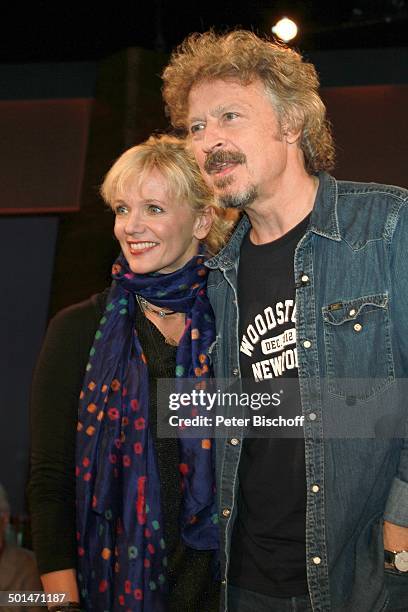 Wolfgang Niedecken , Ehefrau Christina, "NDR-Talkshow", Hamburg, Deutschland, Europa, Studio, Talk-Show, Promi BB, CD; P.-Nr.: 030/2014, ;