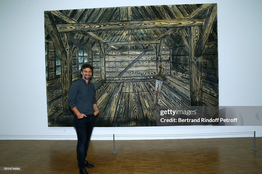 Anselm Kiefer's Exhibition : Press Preview At Centre Georges Pompidou