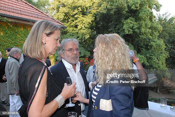 Anja Hauptmann, Thomas Fritsch , Gratulantin , Feier zum 70. Geburtstag von Anja Hauptmann, Restaurant "Fischerhütte am Schlachtensee", Zehlendorf,...