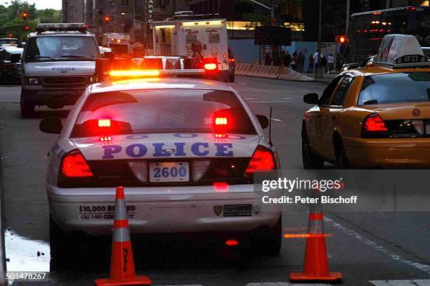 Polizei-Auto , Manhattan, New York, USA, Amerika, Reise, BB, DIG; P.-Nr.: 741/2006, ;