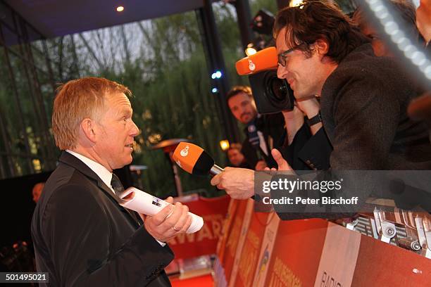 Johannes B.Kerner , 16. "Radio Regenbogen-Award"-Preis-Verleihung, "Confertainment Center", "Europa Park", Rust bei Freiburg, Baden-Württemberg,...