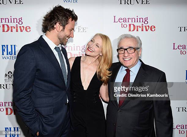 Bradley Cooper, Patricia Clarkson and Martin Scorsese attend A Celebration for Patricia Clarkson, Presented by FIJI Water and Truvee Wines on...