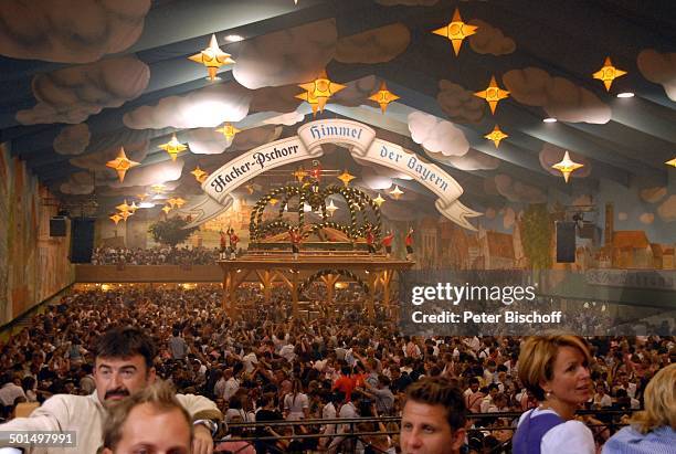 Gäste, Festzelt, Oktoberfest, München, Bayern, Deutschland, Europa, Zelt, Reise, BB, DIG; P.-Nr.: 1696/2008, ;