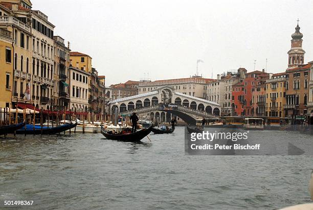 Rialto-Brücke, Canale Grande, Venedig, Italien, Europa, Gondeln, Reise, BB, DIG; P.-Nr.: 1863/2008, ;