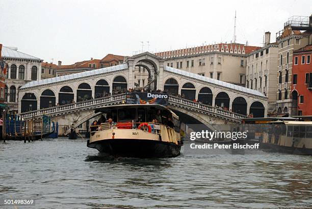 Rialto-Brücke, Canale Grande, Venedig, Italien, Europa, Fähre, Reise, BB, DIG; P.-Nr.: 1863/2008, ;