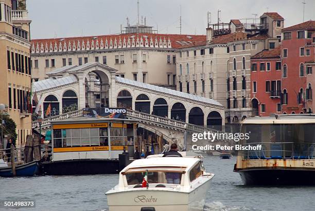 Rialto-Brücke, Canale Grande, Venedig, Italien, Europa, Boot, Schiffe, Reise, BB, DIG; P.-Nr.: 1863/2008, ;