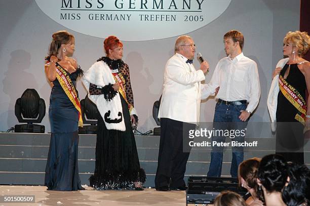 Marion Heinrich-Benz , Ingrid Finger-Osswald , Horst Klemmer , Gast , Lilian Atterer-Böhringer , "Das große Miss Germany-Treffen", "Hotel Colosseo",...