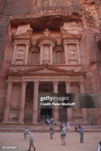 Schatzhaus Al Khazneh, Petra, Jordanien, Naher Osten, Felsen, Reise, BB, DIG; P.-Nr.