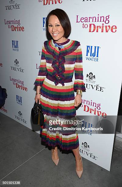 Alina Cho attends A Celebration for Patricia Clarkson, Presented by FIJI Water and Truvee Wines on December 15, 2015 in New York City.