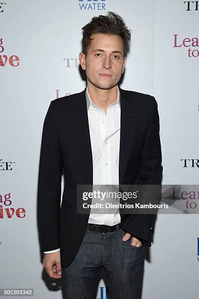 Peter Cincotti attends A Celebration for Patricia Clarkson, Presented by FIJI Water and Truvee Wines on December 15, 2015 in New York City.