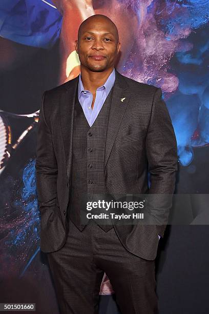 Eddie George attends the 2015 Sports Illustrated Sportsperson Of The Year Ceremony at Pier Sixty at Chelsea Piers on December 15, 2015 in New York...