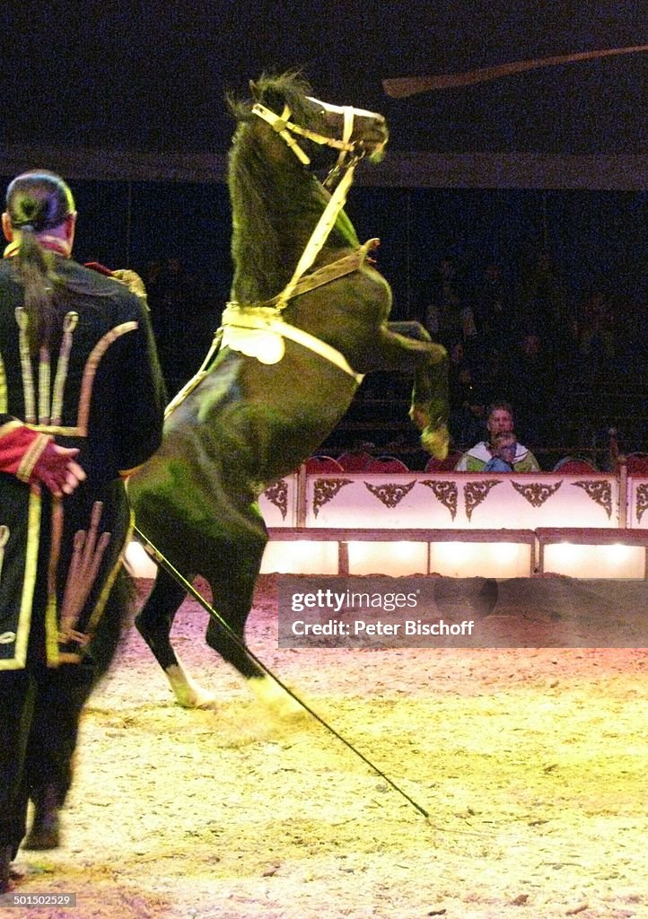 Zirkus-Direktor Klaus Köhler (Pferde-Dressur), Show "Circus Belly" - "Stars of Cinem