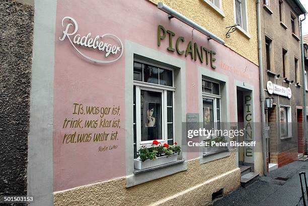 Restaurant "Picante", Eisenberg, Thüringen, Deutschland, Europa, Gebäude, Reise, BB, DIG; P.-Nr. 1001/2010, ;