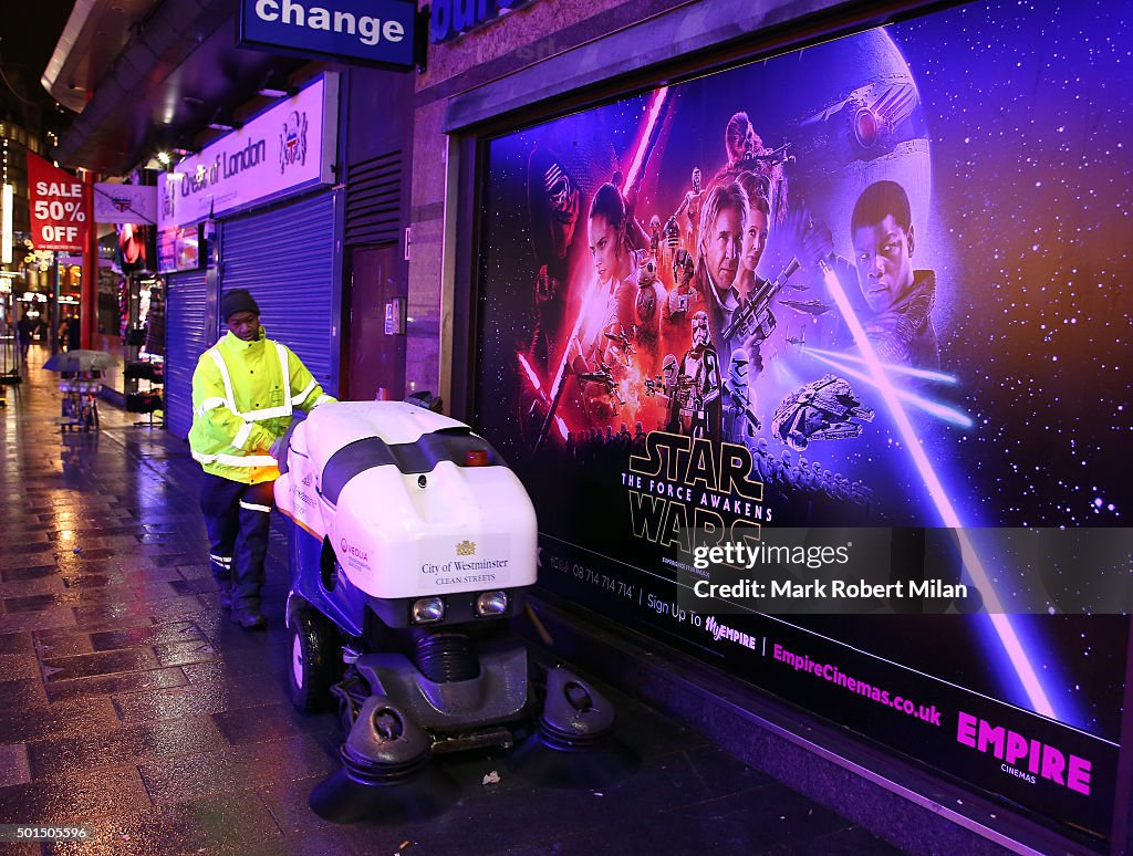 Build-up Begins For The European Premiere Of Star Wars: The Force Awakens