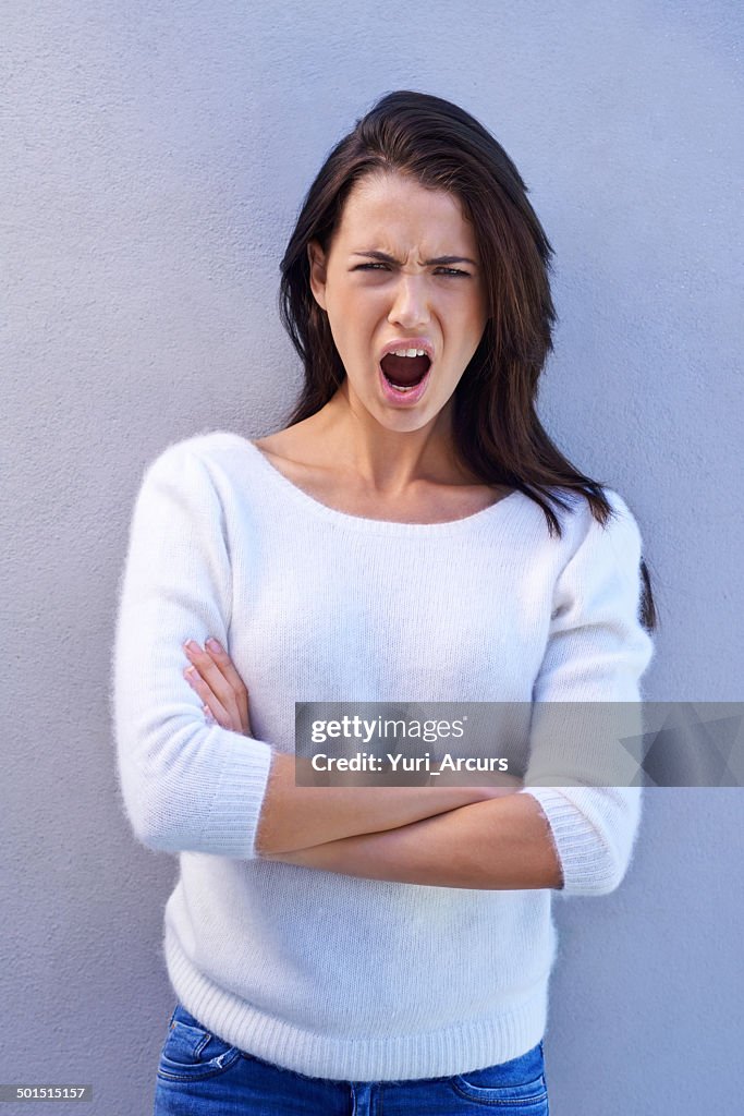 She Makes Pouting Look Pretty High-Res Stock Photo - Getty Images