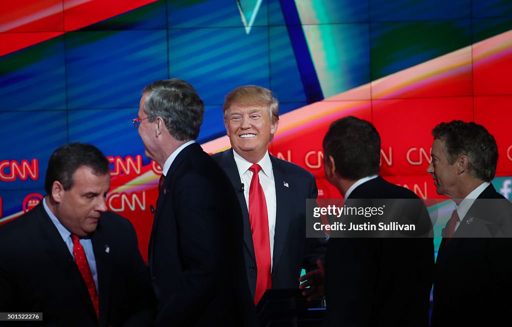 GOP Presidential Candidates Debate In Las Vegas