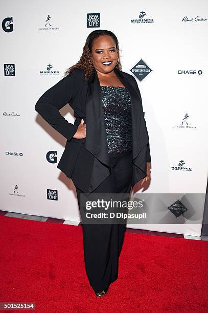 Isha Price attends the 2015 Sports Illustrated Sportsperson of the Year Ceremony at Pier Sixty at Chelsea Piers on December 15, 2015 in New York City.