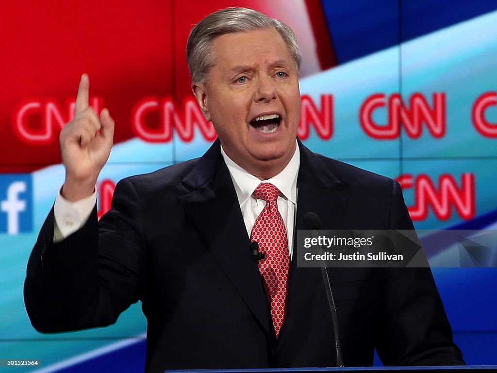 GOP Presidential Candidates Debate In Las Vegas