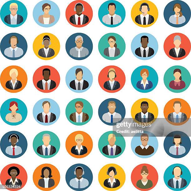 illustrations, cliparts, dessins animés et icônes de icônes de gens d'affaires - symbole orthographique