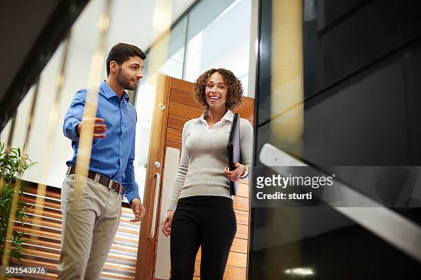 welcome to the office - open discussion stock pictures, royalty-free photos & images