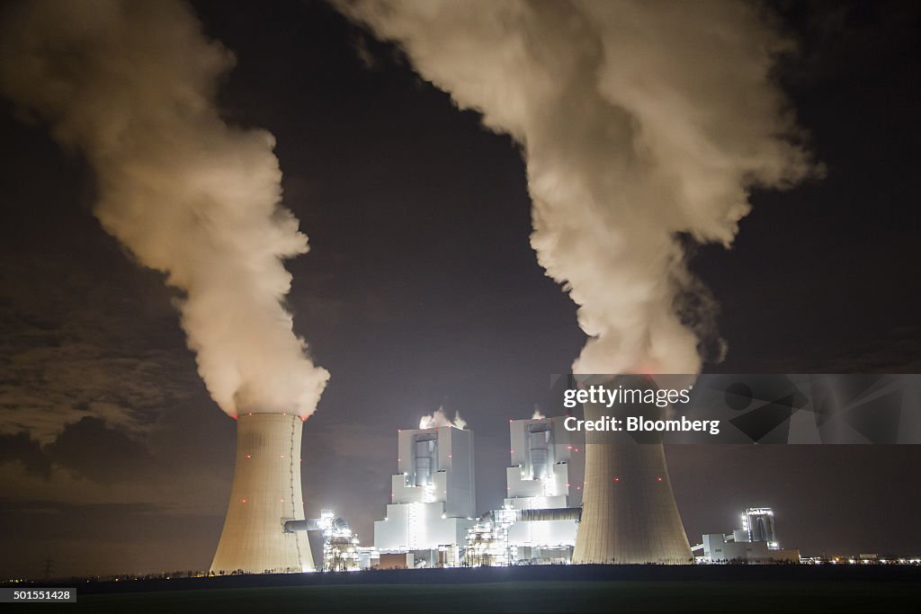 Lignite Excavation At Vattenfall AB And RWE AG Mines As COP21 Climate Deal Spells Disaster For Coal Industry