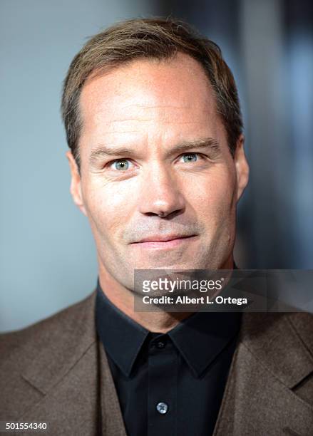 Actor Bojesse Christopher arrives for the Premiere Of Warner Bros. Pictures' "Point Break" held at TCL Chinese Theatre on December 15, 2015 in...