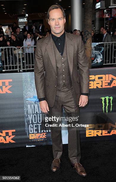 Actor Bojesse Christopher arrives for the Premiere Of Warner Bros. Pictures' "Point Break" held at TCL Chinese Theatre on December 15, 2015 in...