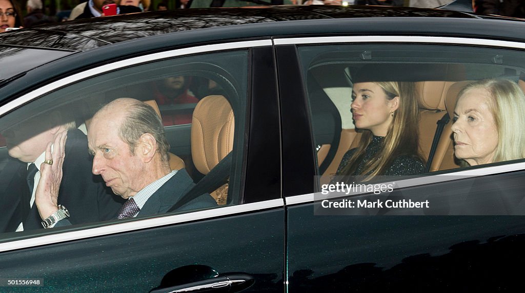 Annual Buckingham Palace Christmas Lunch Hosted By The Queen