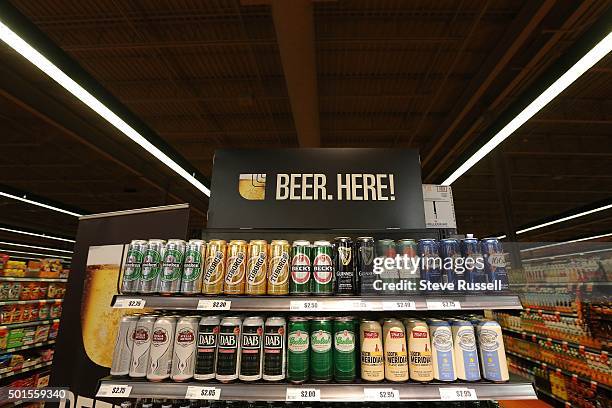 Premier Kathleen Wynne makes an announcement, alongside Minister Charles Sousa, at the Loblaws at 17 Leslie Street which is the first grocery store...